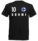 WM EM Olympia Stil - Nation Finnland T-Shirt Trikot Wappen FH 10 SC (L)