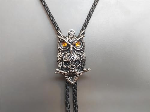 Image of Animal & Plant Bola Tie Bolo Tie Wedding Necklace for Men Women Groomsmen Western Cowboy Necktie