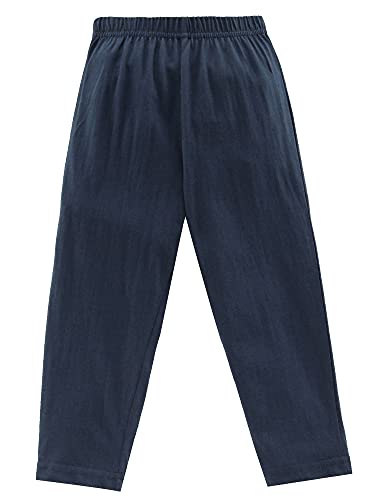 Image of KiddoPanti Boys Solid Pyjama Pant | 100% Soft Cotton Single Jersey | Comfortable Fit with Elastic Waistband & Single Front Pocket | Kids Joggers Track Pant