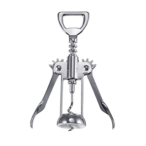 NAMOARLY 16cm Silver Plated Alloy Wine Opener Wine Bottle Opener Coilscrew Bulk Easy