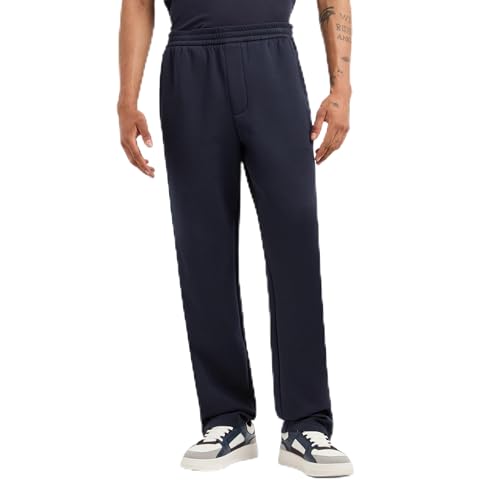 Armani Exchange Men's Stretch Cotton Sweatpant with Contrast Stripe Ax Logo