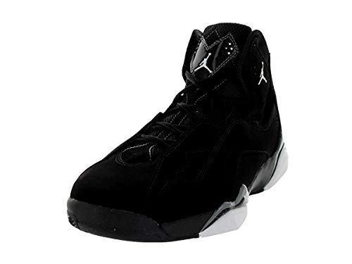 NIKE Men's Jordan True Flight Basketball Shoes, Black/White/Cool Grey