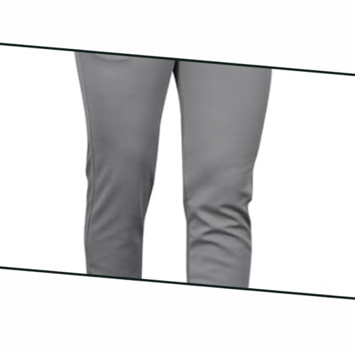 Image of MiraMichi Men's Slim Fit Formal Trousers - Crafted from Premium Lycra Blend Fabric, Solid Pattern, Ideal for Formal Occasions