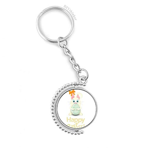 Llavero de huevo de Pascua giratorio ideal para organizar tus llaves con fe y devoción