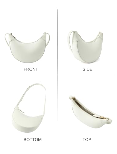 Image of Cresent Crossbody Bag for Women Purse Small Shoulder Sling Moon Bags | Trendy Vegan Leather Dumpling Hobo Bag for Casual Daily