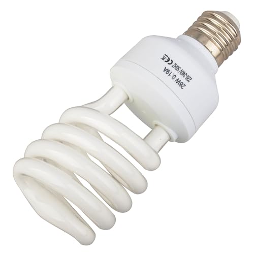 LUCKY HERP Ampoule compacte fluorescente UVA UVB 10.0 pour reptile, E27, 13 W, 26 W disponible (26 watts) – vue 4