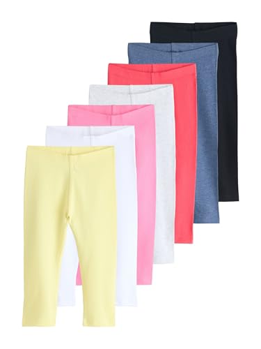 NEXT Mädchen Leggings 7er-Pack Mehrfach 104-110