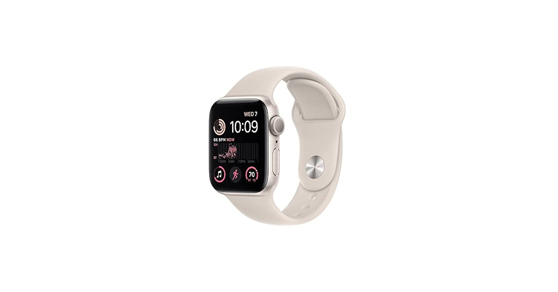 Amazon.com: Apple Watch SE (2nd Gen) (GPS, 40mm) - Starlight