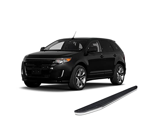 Estribos Premium Black Horse Negro para Ford Edge 2007-2014 miniatura 5