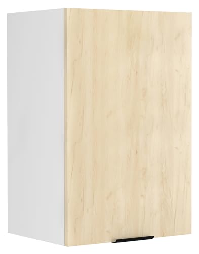 Küchenschrank hängend, Maße ca. H. 60 x B. 40 x T. 31 cm, Hängeschrank mit zwei Fächern, Küchenmöbel - Fasola