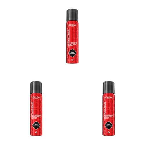 Image of L'Oreal Paris Infallible 3-Second Setting Spray, 36H Long Lasting Makeup (Pack of 3)