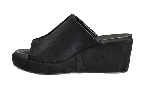 Corkys Footwear Here For It Slip-in 2.5 Inch Faux Suede Wrapped Wedge Sandal - Main Image