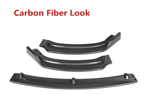 Diffuseur aspect fibre de carbone pour spoiler de pare-chocs avant BMW Série 3