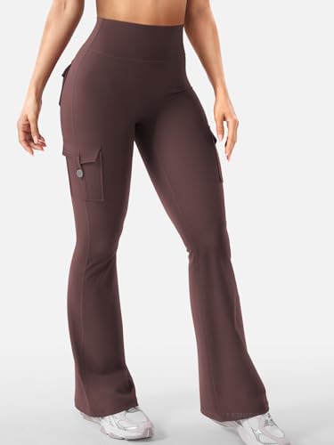 Image of YEOREO CoreFlex Women Workout Flare Leggings