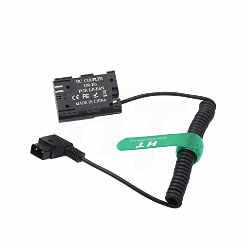 Batería ficticia LP-E6N HangTon para rodajes largos y grabaciones de vídeo con Canon R5