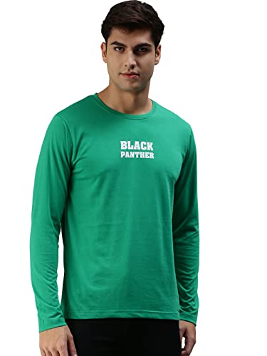Image of Veirdo Pure Cotton Full Sleeves Round Neck Cool & Stylish Graphic Printed T-Shirt for Men & Boys
