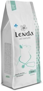 Lenda Vet Nature Renal & Oxalate 2Kg - Pienso Veterinario para Gatos Adultos de Todas Las Razas con Problemas Renales - Pienso Natural con Condroprotectores y 4 Cepas de Probióticos