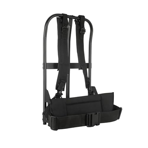 FOX OUTDOOR PRODUCTS LC-1 A.L.I.C.E. Field Pack Frame | External Load Carrier with Shoulder Straps, Kidney Pad, Waist Belt, Black (54-025)
