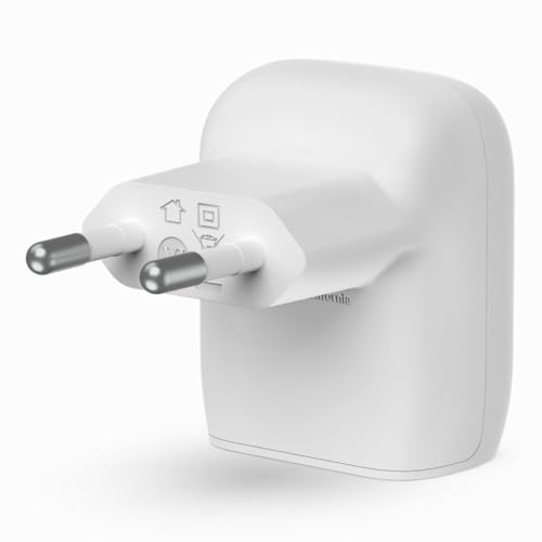 Belkin 20-W-USB-C Power Delivery Schnellladeger&auml;t, USB Ladeger&auml;t, zertifiziert f&uuml;r USB-C PD 3.1 PPS, kompaktes Format f&uuml;r iPhone Air, iPhone 16, iPhone 15, iPad, Samsung Galaxy, Google Pixel