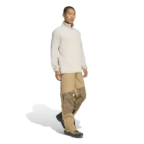 Image of adidas Men's Terrex Multi Essentials Half-zip Fleece Hiking Jacket