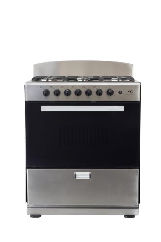 Magnificent Chef 30' Gas Range, 4.0 Cu Ft Space Saver Oven, Stainless Steel | 3 Ultra-Fast & 3 Fast Burners, Cast Iron Grates, Lp/Ng Ready Mgr30Dnm56Tdib | Delivery Included & 2-Year Warranty