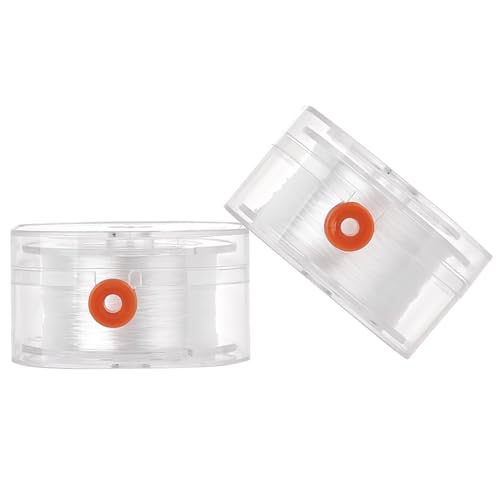 Cuerda elástica para abalorios de 0,3 mm, hilo transparente para fabricación de joyas 2