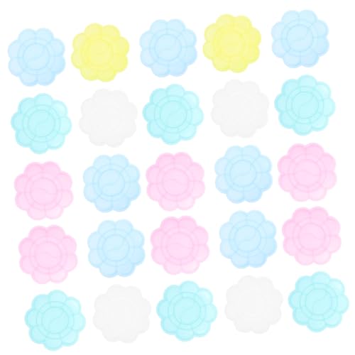 KOCKSHION Art Paint Plate 100pcs Plastic Pallets Watercolor Paint Box for Adults Boys and Girls Artists DIY