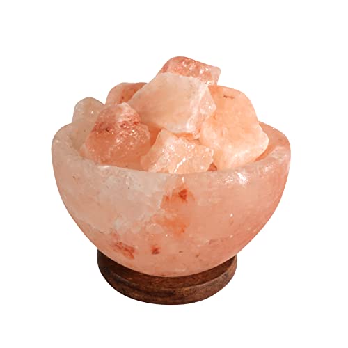 Bol à sel avec morceaux 18cm pour maison et sauna