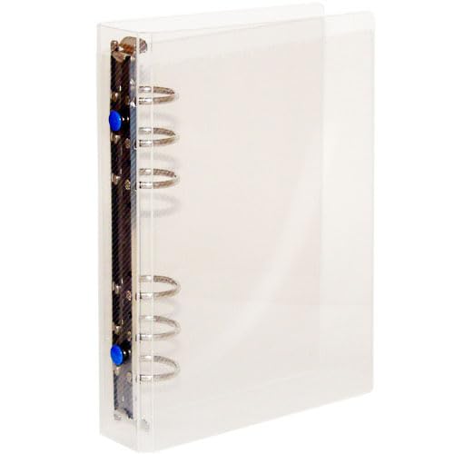 Amazon | バイブル6穴 保存バインダー-R25 (クリア-ブルー) HB-216-BU