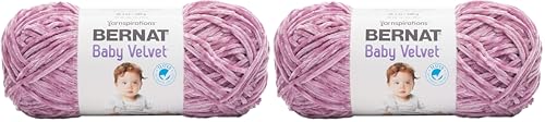Image of Bernat Baby Velvet Yarn, Orchid Hush, 1 Count (Pack of 2)