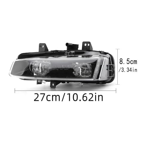 Phares antibrouillard LED pour Range Rover Evoque 2011-2015 optique droite noire - 2