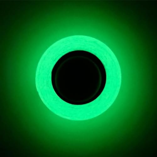 Ctdwnt CTDWNT-018923 Glow In The Dark Tape,10Ft X 0.5 Inch Long-Lasting Bright Fluorescent Glow Tape,Luminescent Emergency Tape Safety Egress Markers Stairs,Walls,Steps,Exit Sign,Strong Adhesive cover