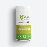 Opti3 Omega-3 EPA & DHA- Vegan Omega 3 Supplement - 60 Vegicaps
