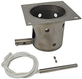 STEEL BURN/FIRE POT+ UPGRADE IGNITER/HOT ROD FITS ALL TRAEGERS