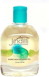 Jindilli - Pure Macadamia Oil for Hair and Skin | Cold-Pressed, Filtered, All-Natural, Vegan, Non-GMO, Hexane-Free, Cruelty-Free - Moisturizing and Nourishing Oil for Hair and Skin (7.5 oz)