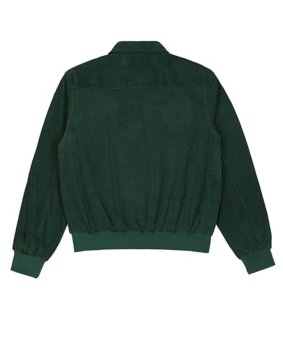 Image of ZENTHACE Men's Corduroy Jacket with Full Flannel Lined,Zip Up Casual Vintage Outerwear Coat,100% Cotton