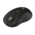 Logitech Signature M550 L Full Size Wireless Mouse - for Large Sized Hands, 2-Year Battery, Silent Clicks, Bluetooth, Multi-Device Compatibility - Black