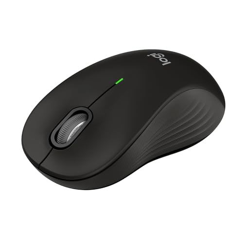 Logitech Signature M550 L Full Size Wireless Mouse – for Large Sized Hands, 2-Year Battery, Silent Clicks, Bluetooth, Multi-Device Compatibility – Black
