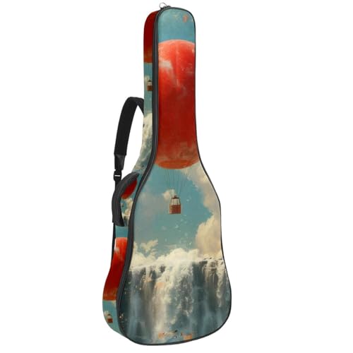 Étui guitare acoustique imperméable avec couche de protection antichoc
