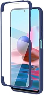 Oppo A16 / A16S / A54S Case with Built-in Screen Protector, 360 Degree Full Body Protective Military Grade Shockproof Clear Cover Rugged Bumper Slim Phone Case for Oppo A16 / A16S / A54S, Blue