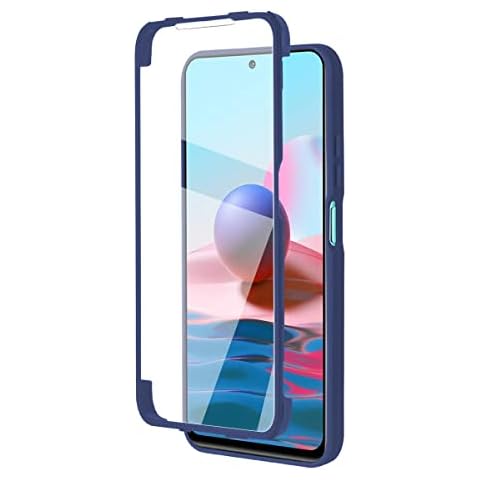 Huzhide Oppo Find X5 Lite 5G Case with Built-in Screen Protector, 360 Degree Full Body Protective Military Grade Shockproof Clear Cover Rugged Bumper Slim Phone Case for Oppo Find X5 Lite 5G, Blue Cover