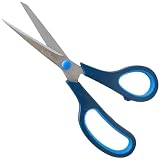 NIKOFFICE Forbici Professionali 20cm Acciaio Inox Multiuso - Taglio Preciso Carta e Cartone, Impugnatura Ergonomica per Ufficio e Uso Quotidiano
