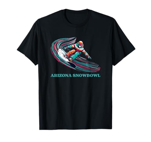 Flagstaff Arizona Snowbowl Snowboarding T-Shirt