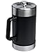 Stanley Classic Stay-Hot French Press Coffee Maker 48 oz | 5 Minute Brew, 4 Hours Hot | Mesh Filter for Coffee Grounds | Insulated Stainless Steel French Press | BPA-Free | Black 2.0