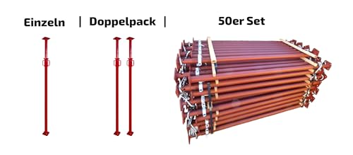 Baustütze GBM 1,6m bis 2,9m Universalstütze 8kg Montagestütze