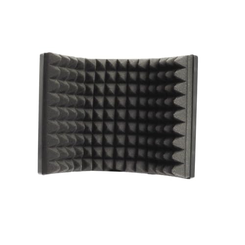 Pare-vent pour microphone Toyvian ABS isolant à trois panneaux