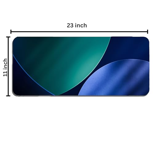 Image of XL Extended Gaming Mouse Pad | XXL Large Desk Mat 60x30cm for Laptop & PC | Non-Slip Rubber Base, Waterproof, Durable & Smooth Surface | Office, Gaming & Study, asthetic