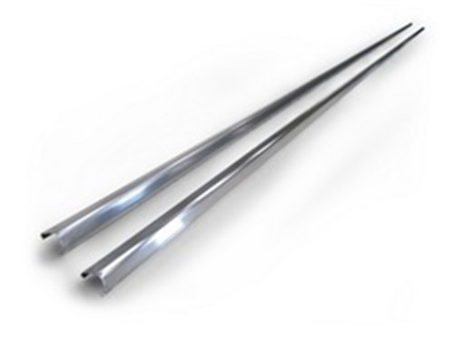 RealTruck AMP Research PowerStep 85in Chrome Trim Strip, Pair | 75150-01A | Fits AMP Research Steps: 75146/76147/76247/76151/76235