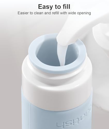 18 Packung Reiseflaschen Zum Befüllen, Original Patentiert, TSA Genehmigt, Leak Proof Silikon Shampoo Flaschen Zum Befüllen, Reisezubehör, Reise Gadgets, Travel Essentials, Grau