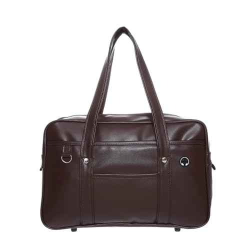 Briefcase PU Leather Portable Shoulder Bag Unisex Cosplay Briefcase For Office Business Travel